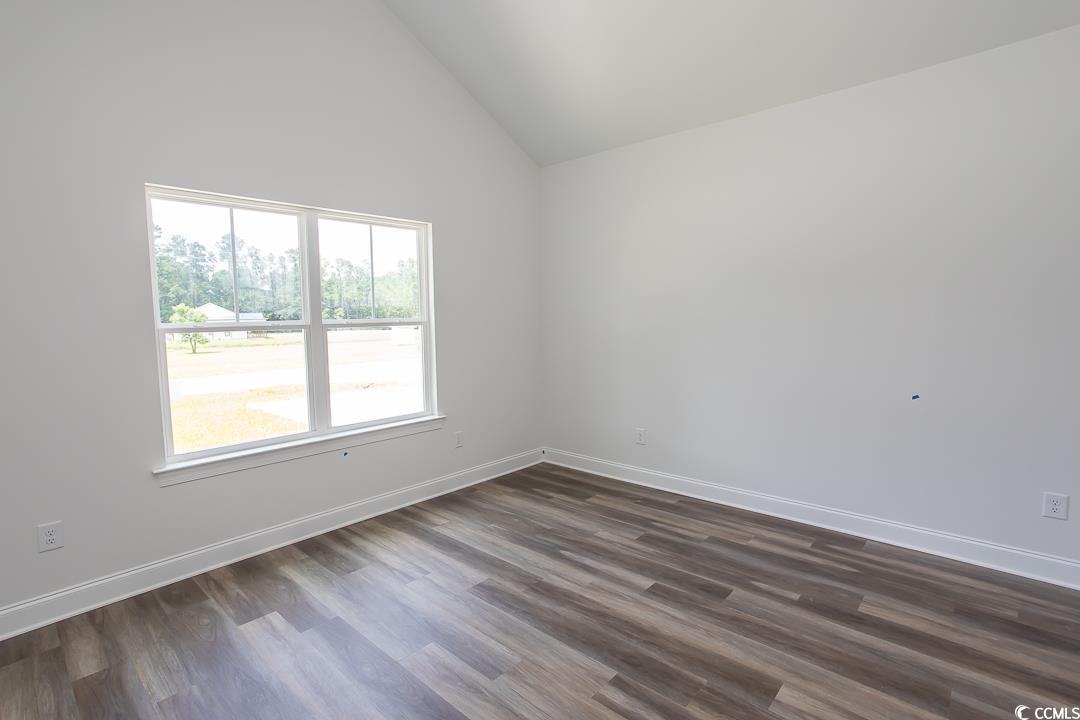 3858 Red Bluff Road Loris, SC 29569 - Photo 13 of 29 Spare room featuring dark wood-type flooring and h