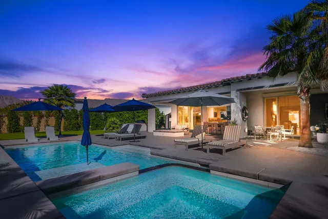 a view of outdoor space with seating