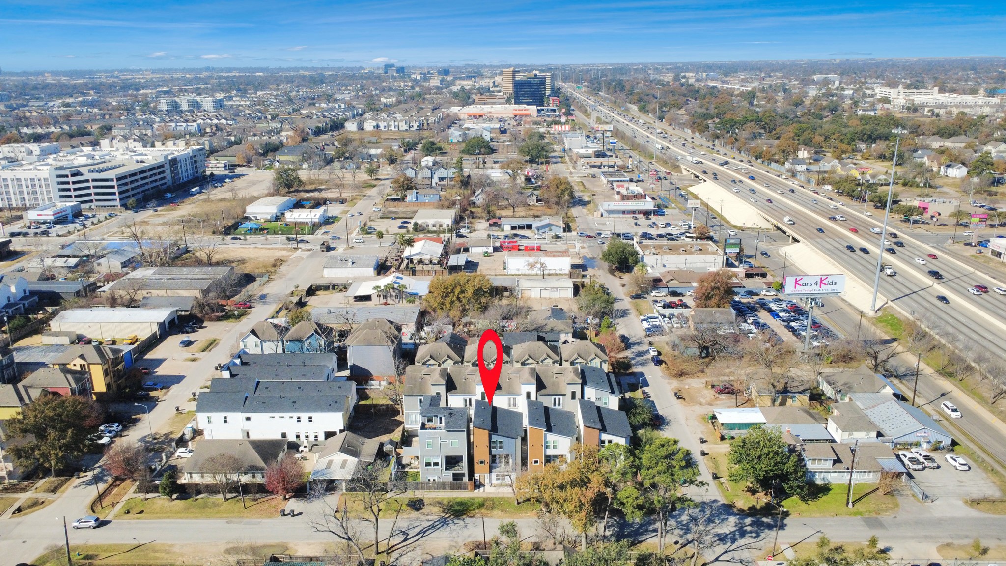 602 West 28th Street, Unit A Houston, TX 77008 - Photo 41 of 41 an aerial view of multiple house