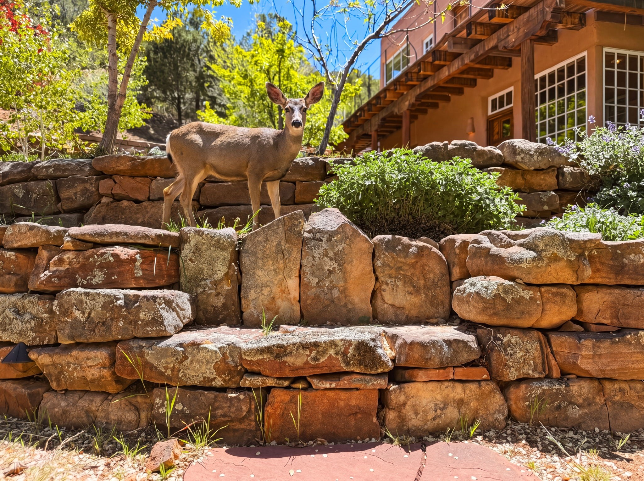 1692 Upper Canyon Road Santa Fe, NM 87501 - Photo 45 of 52 Friendly neighbor always come to visit