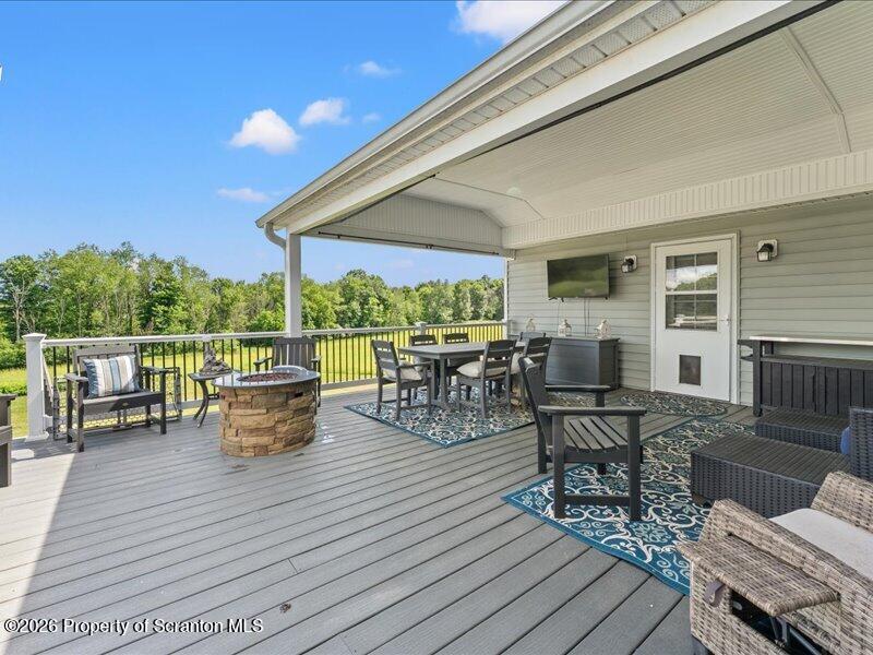 600 Sleeper Hill Road Little Meadows, PA 18830 - Photo 36 of 49 Covered & open deck