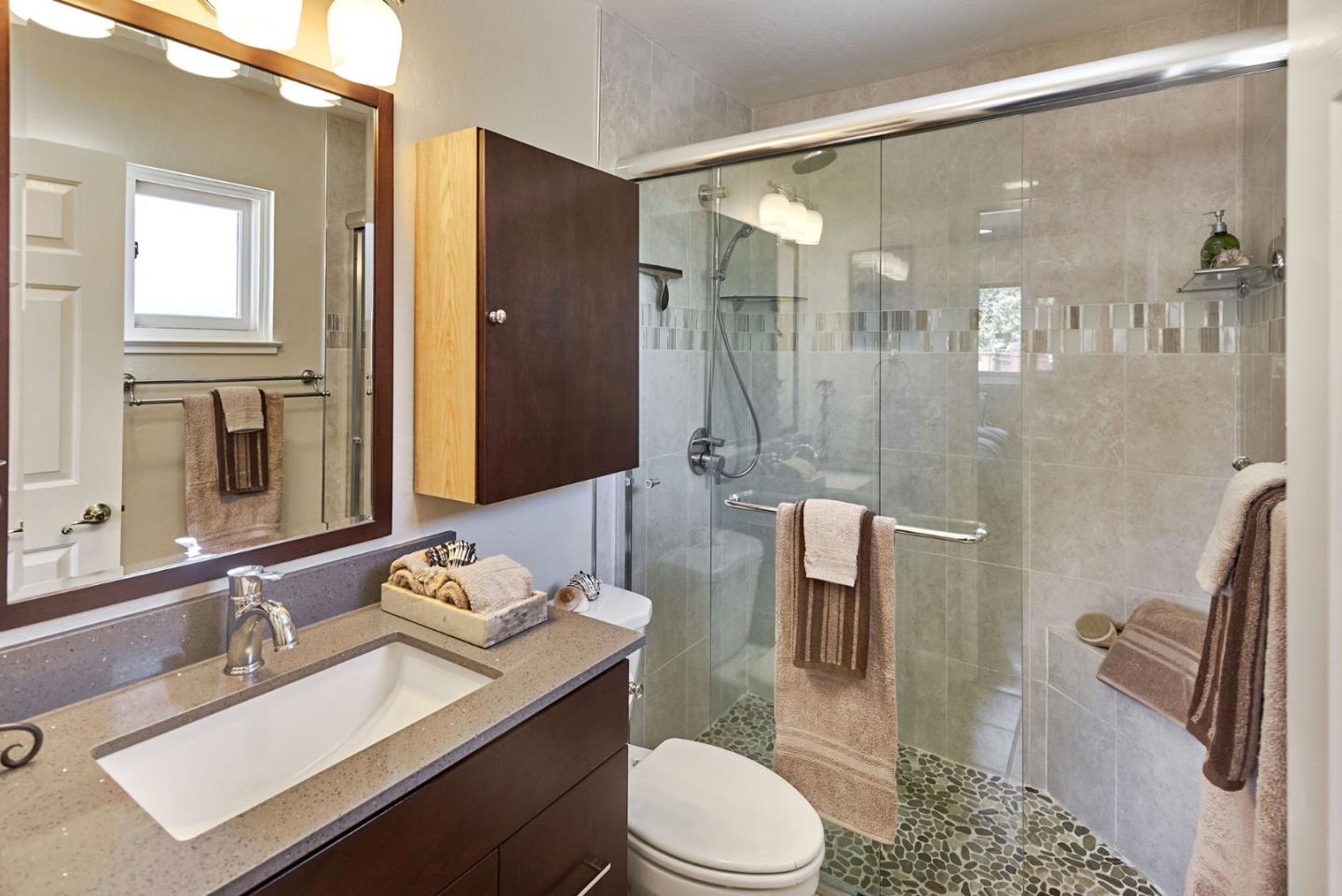 2330 Maximilian Drive Campbell, CA 95008 - Photo 27 of 33 a bathroom with a sink a toilet and shower