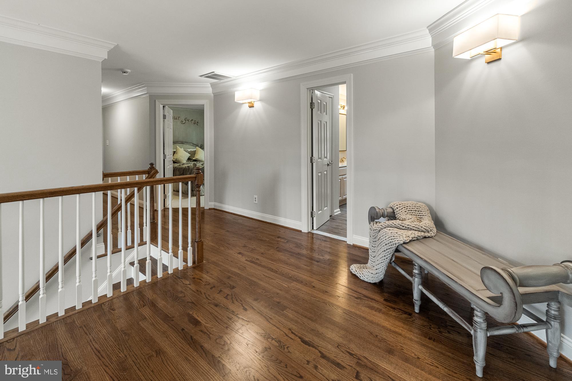 12649 High Meadow Road North Potomac, MD 20878 - Photo 47 of 79 Upstairs foyer features more hardwoods