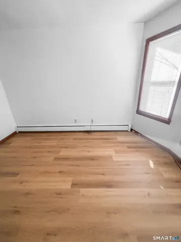 a view of a room with an empty space