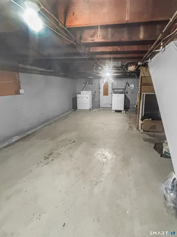 a view of storage and utility room