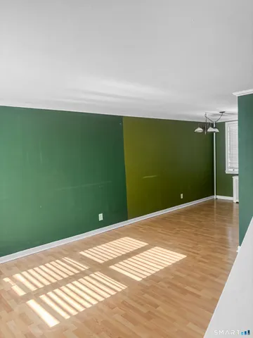 a view of a room with a projector