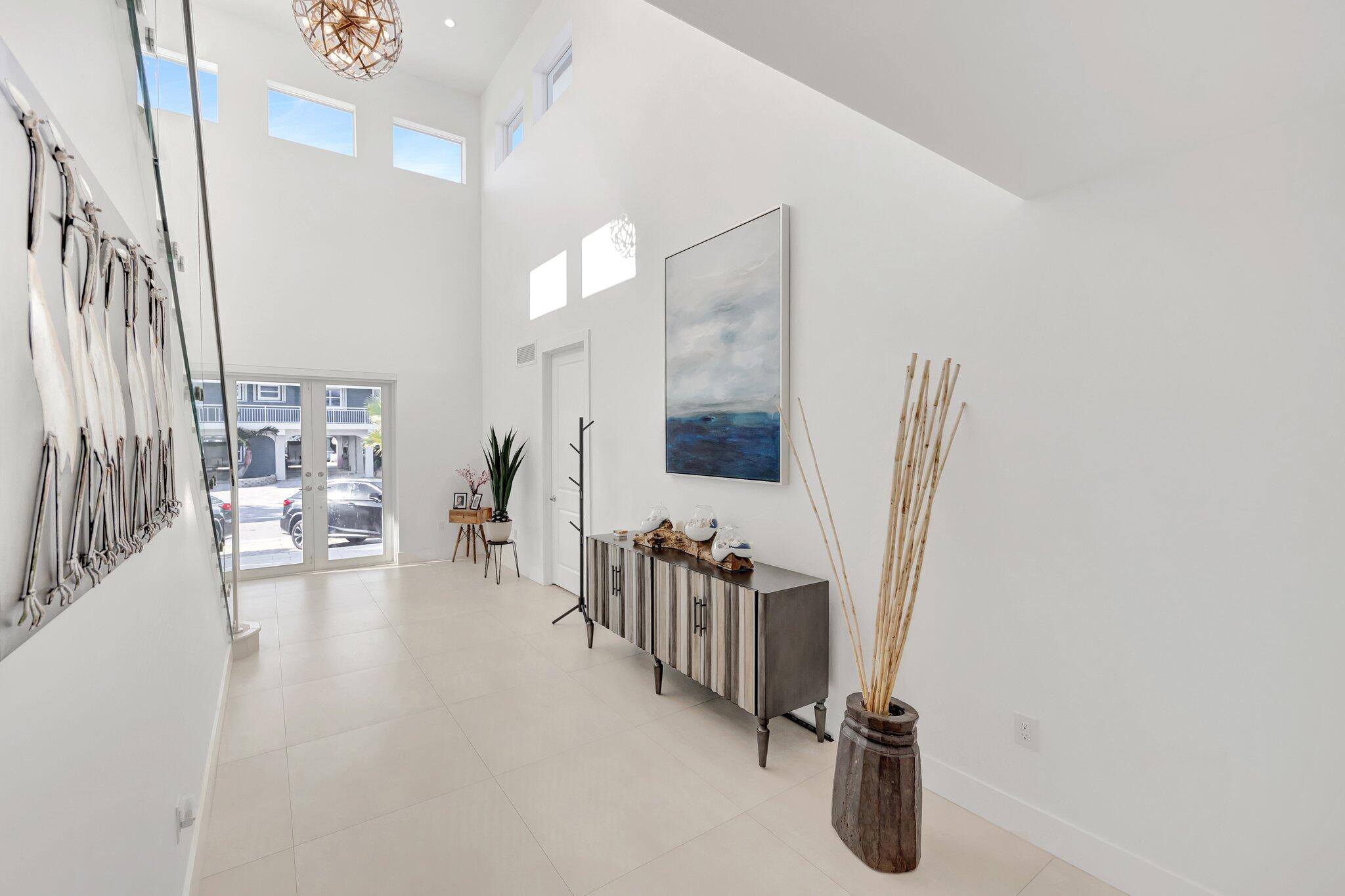 View from Dining Area to Foyer