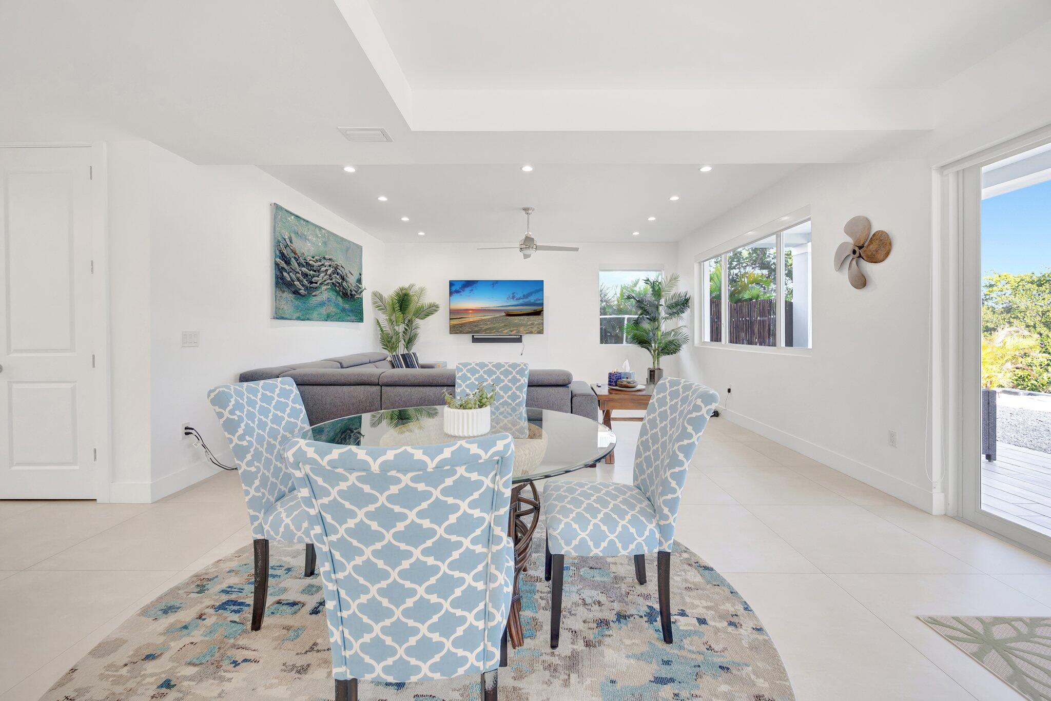 Dining and Family Room Areas