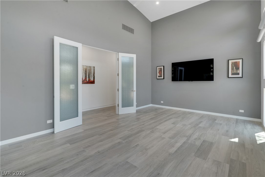 10 Ridge Blossom Road Las Vegas, NV 89135 - Photo 42 of 64 Game room with French doors