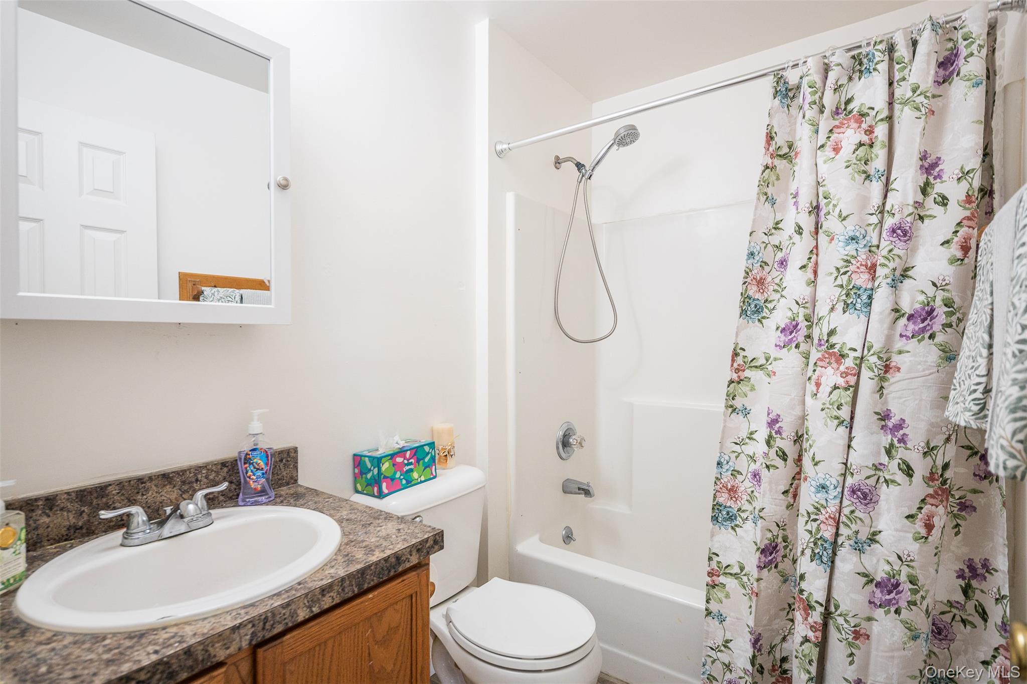 182 Whittier Drive Mastic Beach, NY 11951 - Photo 9 of 25 a bathroom with a sink toilet and shower