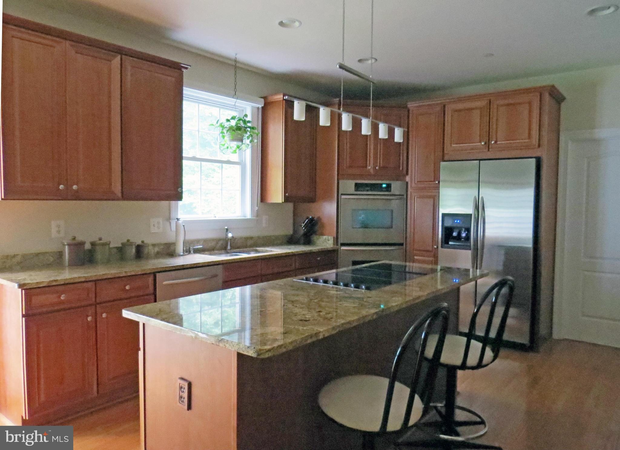 7650 Talbot Run Road Mount Airy, MD 21771 - Photo 5 of 15 a kitchen with kitchen island granite countertop a sink cabinets and window