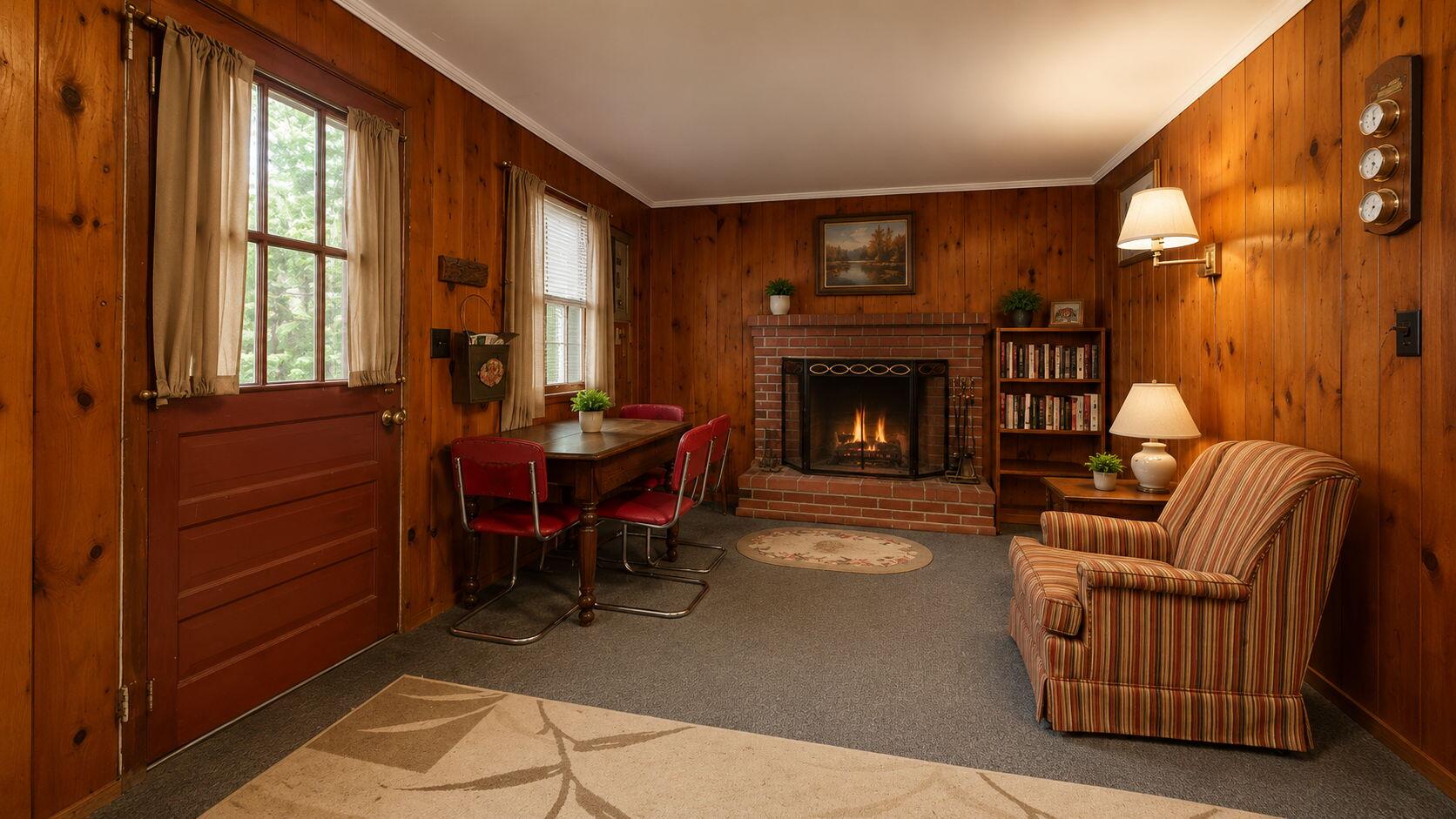 331 Mt Hunger Shore Road Raymond, ME 04071 - Photo 13 of 28 Fireplace warmth on cool evenings