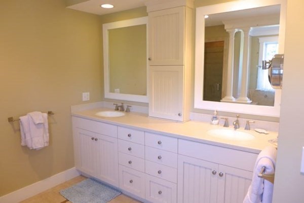99 Pond Road West Tisbury, MA 02568 - Photo 27 of 39 a bathroom with a sink and a mirror
