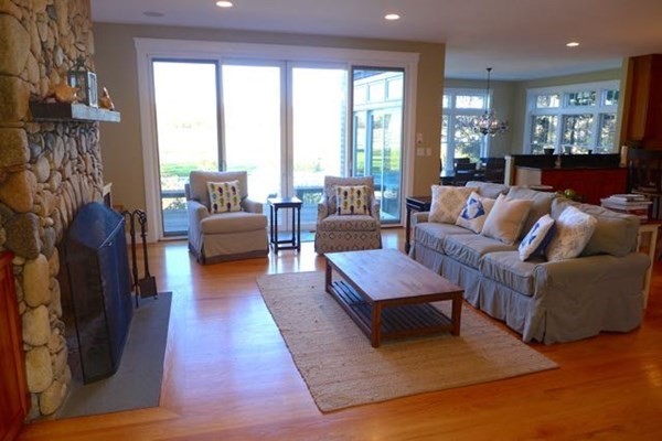 99 Pond Road West Tisbury, MA 02568 - Photo 5 of 39 a living room with furniture and a large window