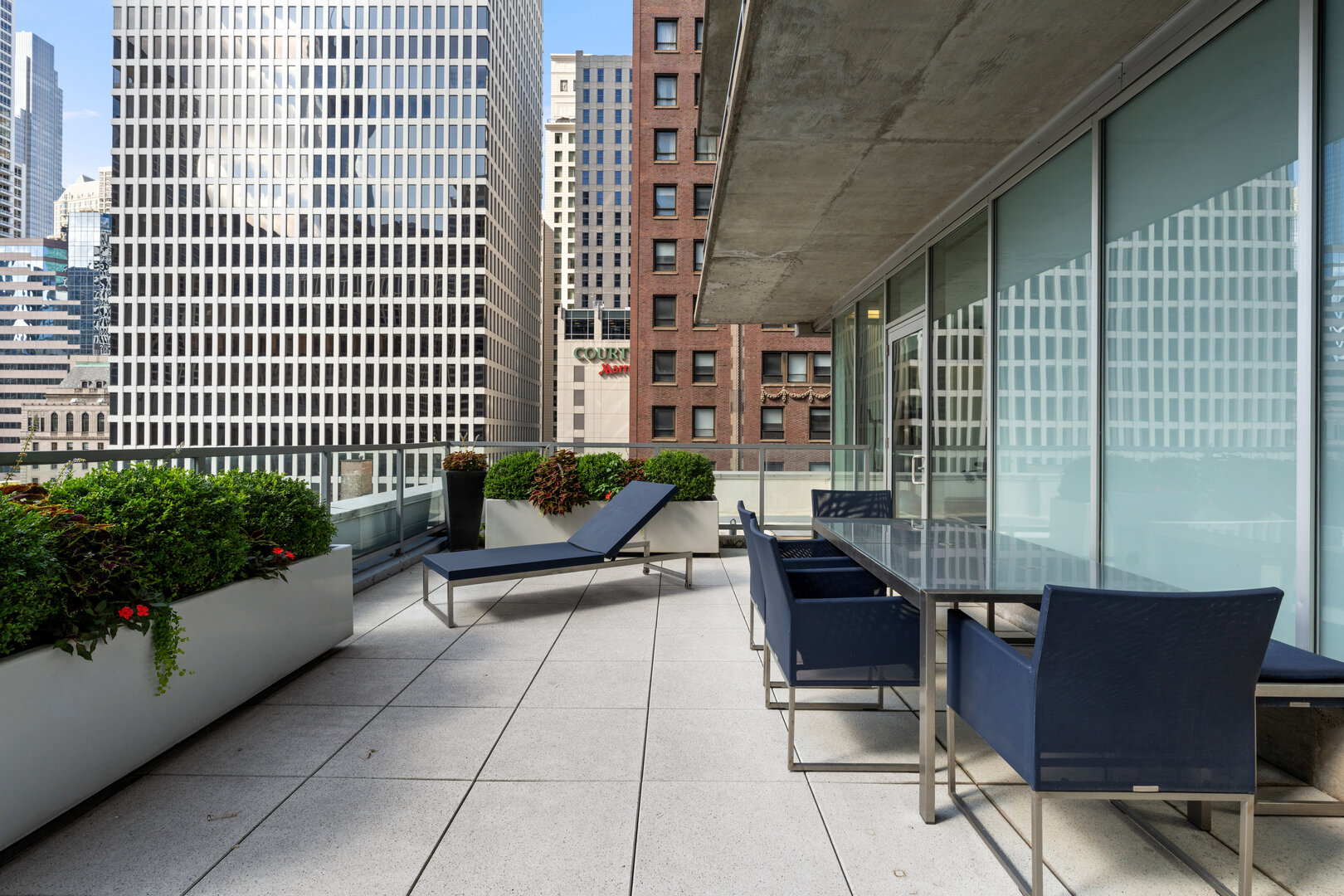 550 North St Clair Street, Unit 2502 Chicago, IL 60611 - Photo 52 of 53 a outdoor sitting area with furniture
