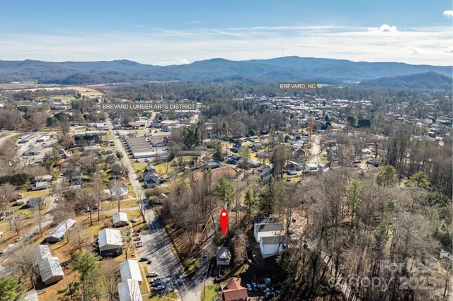 a view of a yard with an outdoor space