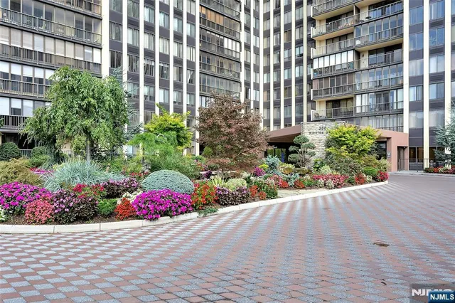 a front view of a building