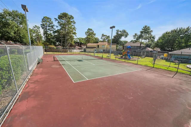 a view of a basketball court
