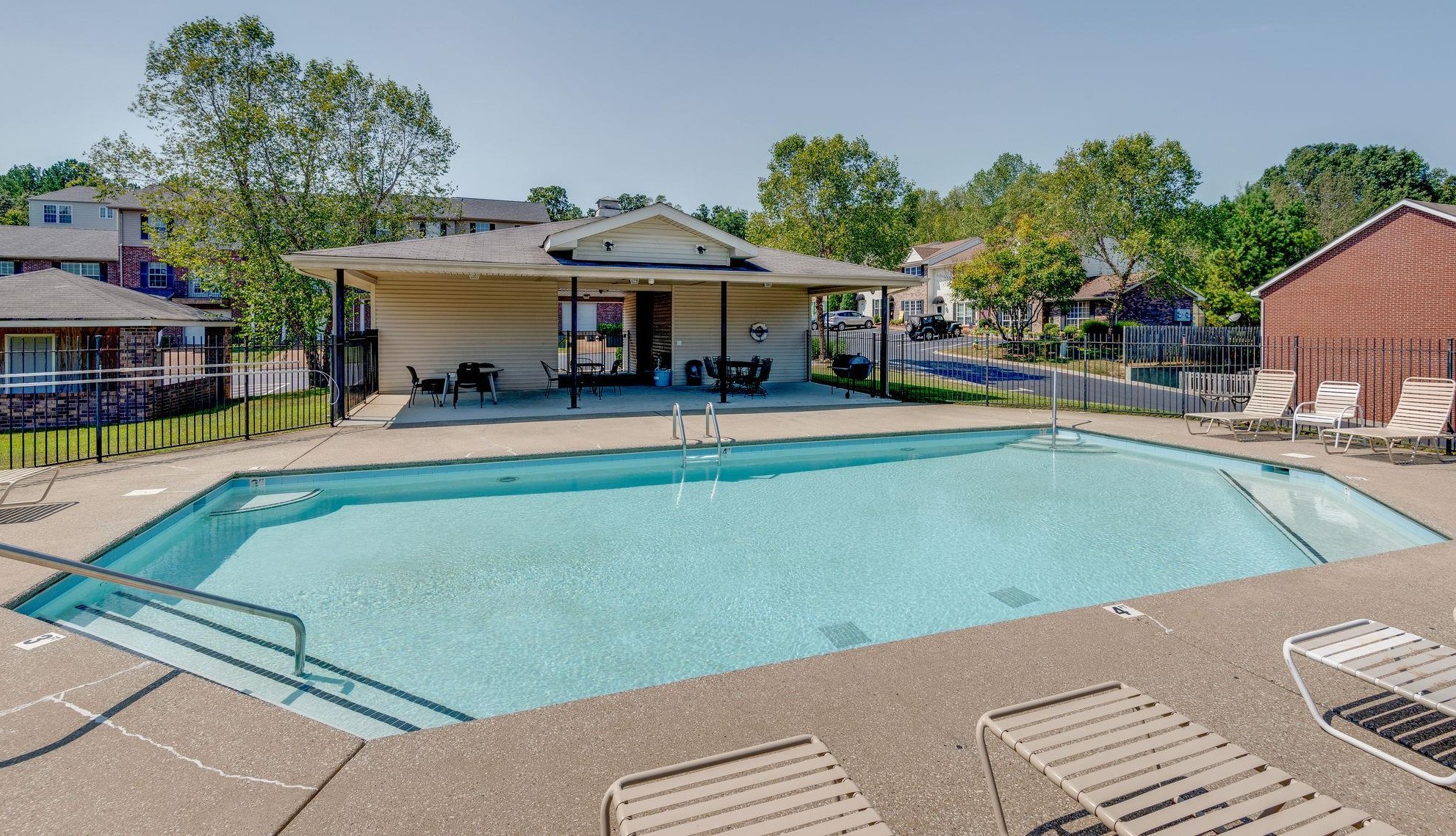 7211 Rye Court Fairview, TN 37062 - Photo 23 of 34 a view of a house with swimming pool and sitting area