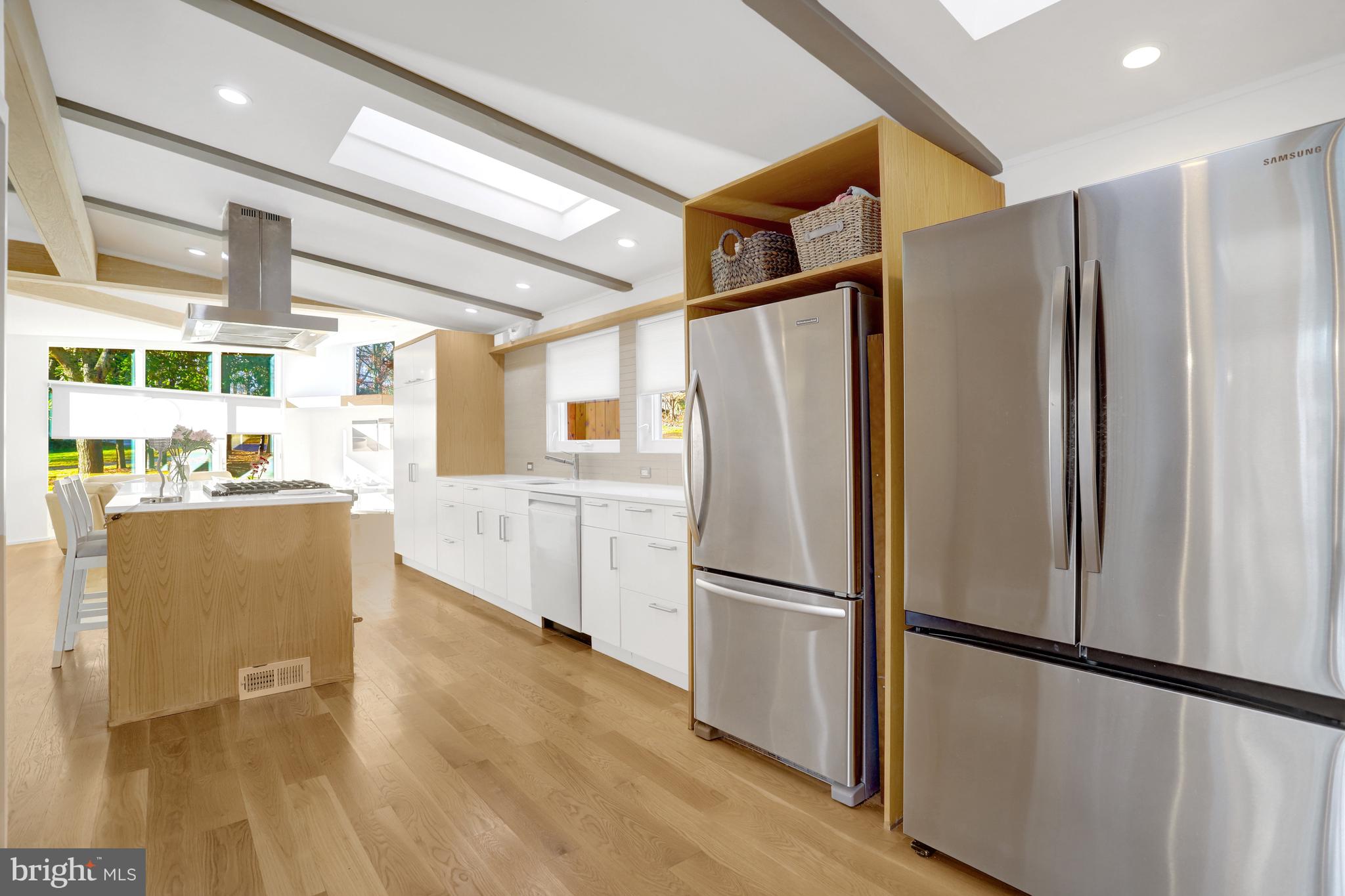 3017 Pine Spring Road Falls Church, VA 22042 - Photo 14 of 62 a kitchen with stainless steel appliances a refrigerator a stove a sink and a refrigerator