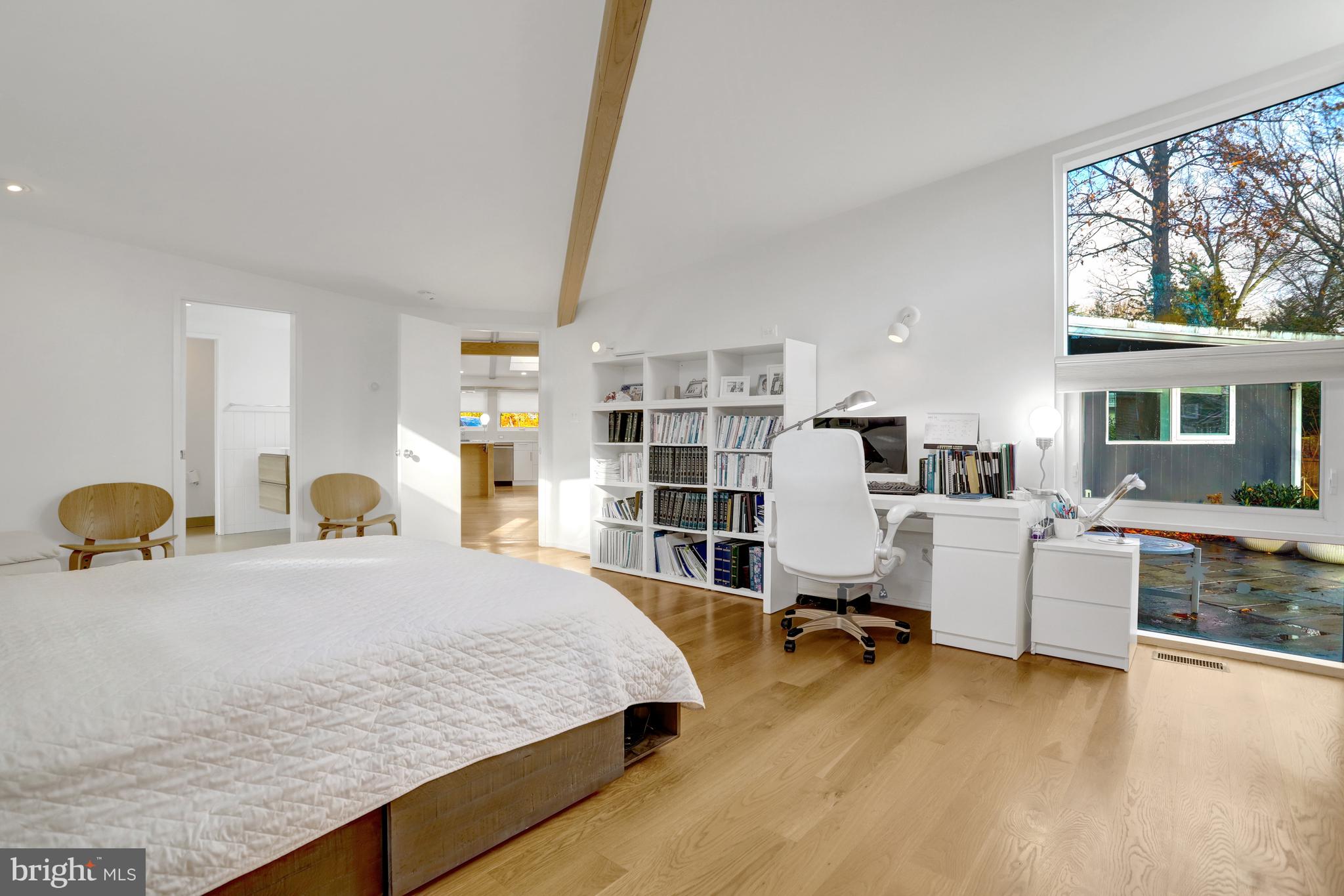 3017 Pine Spring Road Falls Church, VA 22042 - Photo 40 of 62 a bedroom with furniture and a wooden floor