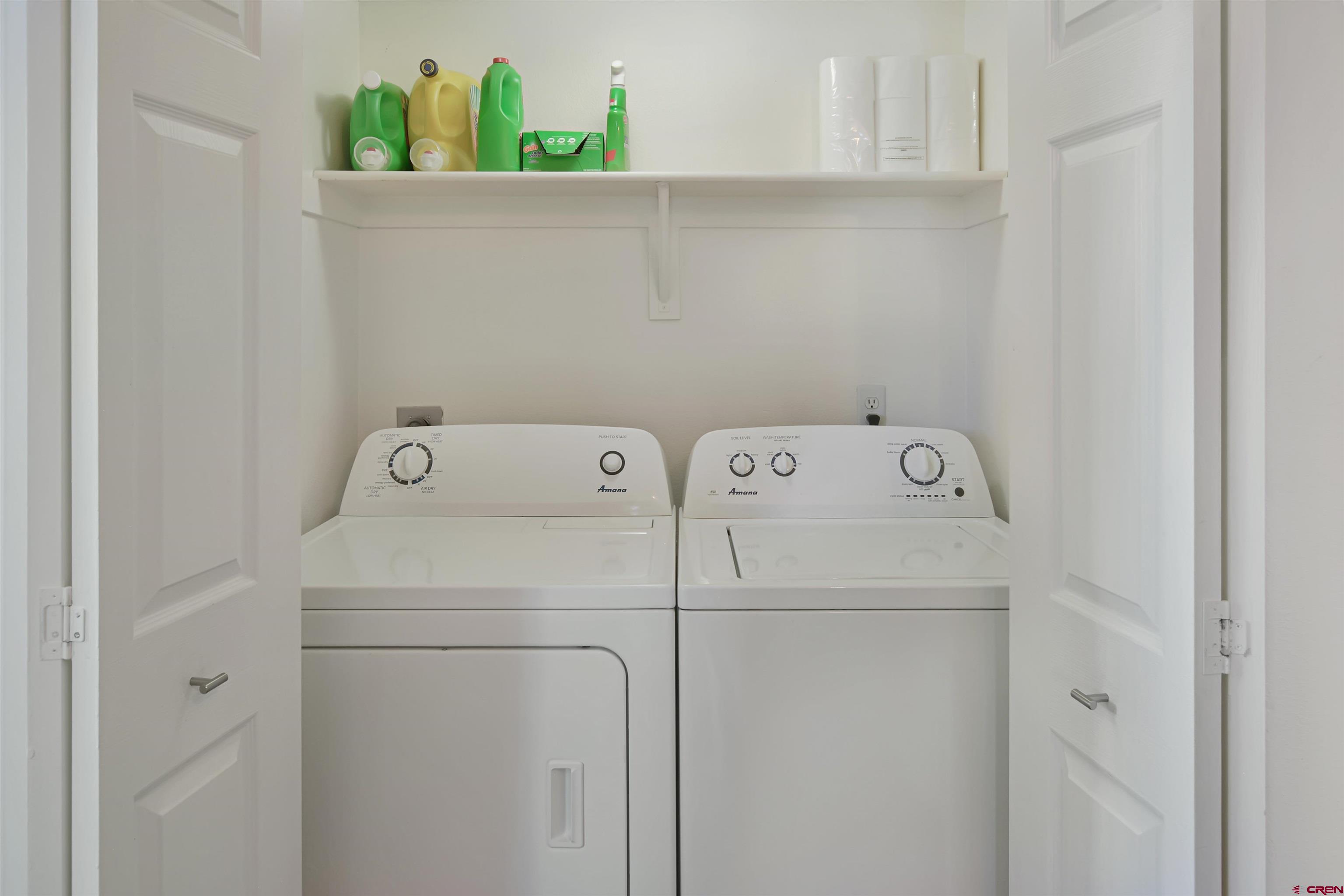 1100 Goeglein Gulch Road, Unit 223 Durango, CO 81301 - Photo 15 of 25 a utility room with dryer and washer