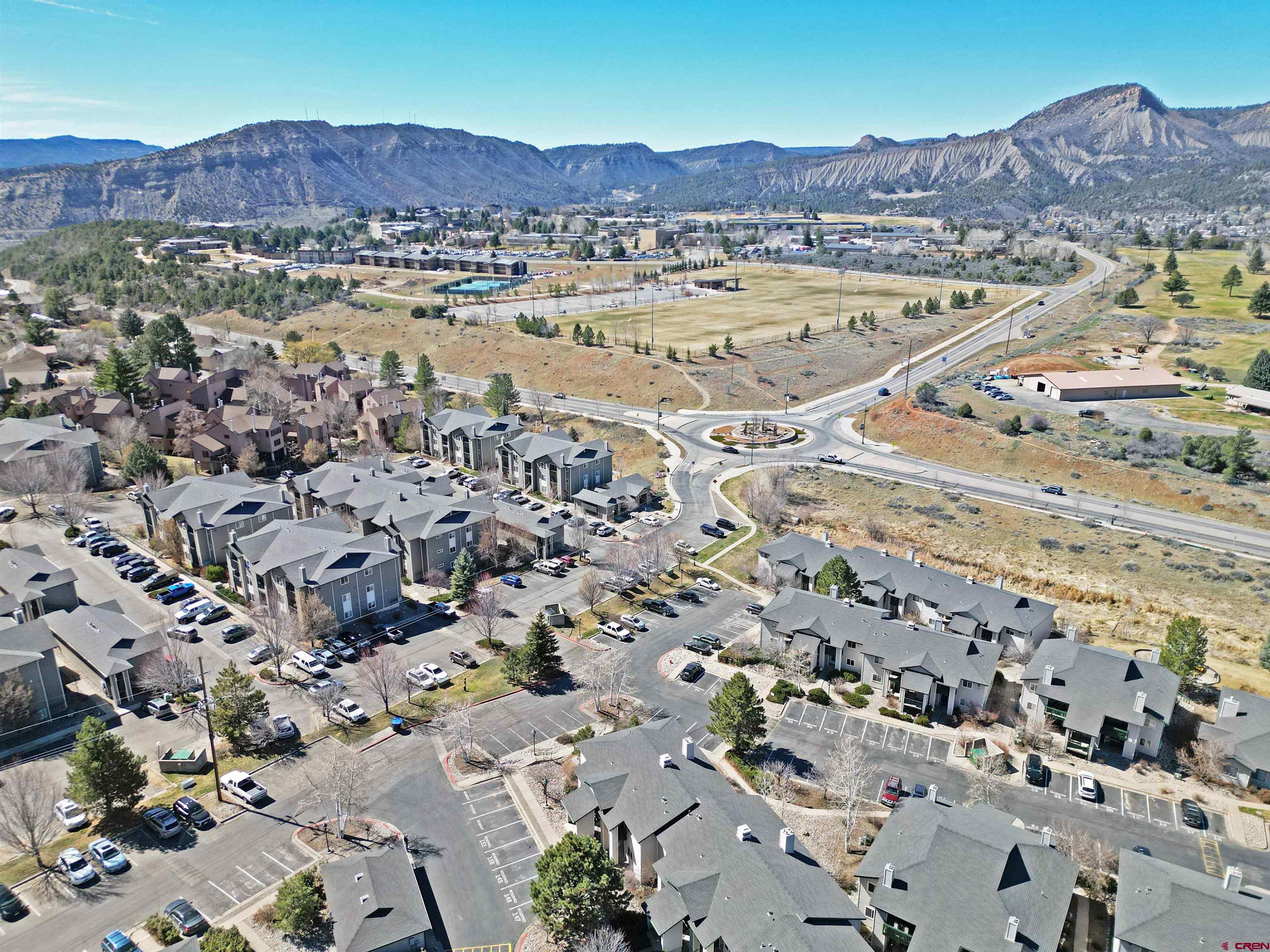 1100 Goeglein Gulch Road, Unit 223 Durango, CO 81301 - Photo 25 of 25 an aerial view of residential house and sandy dunes