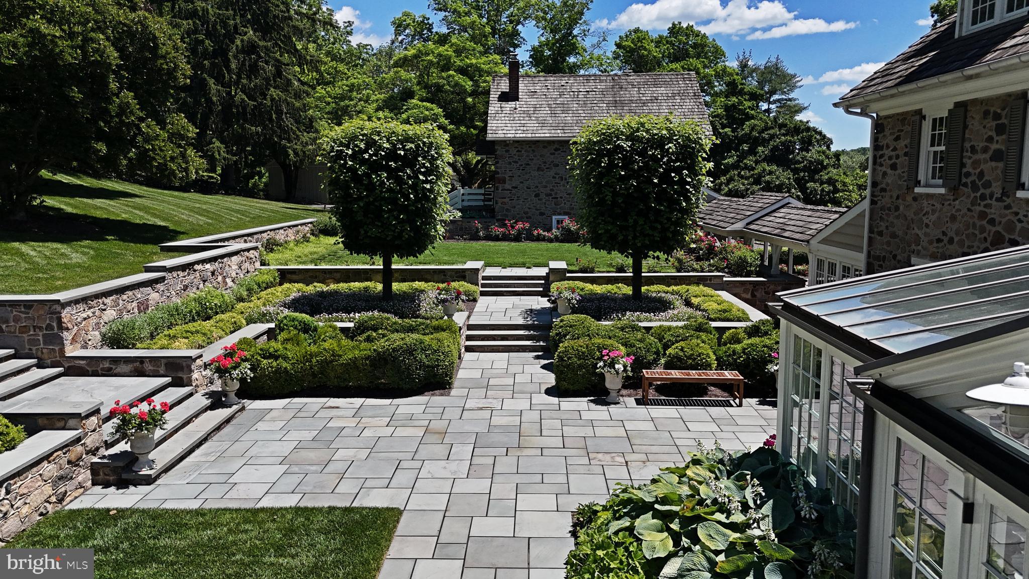 465 Pineville Road Newtown, PA 18940 - Photo 14 of 146 Main House Patio & Gardens