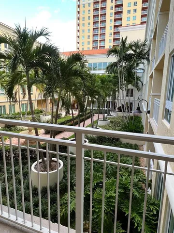 a view of a building with a outdoor space