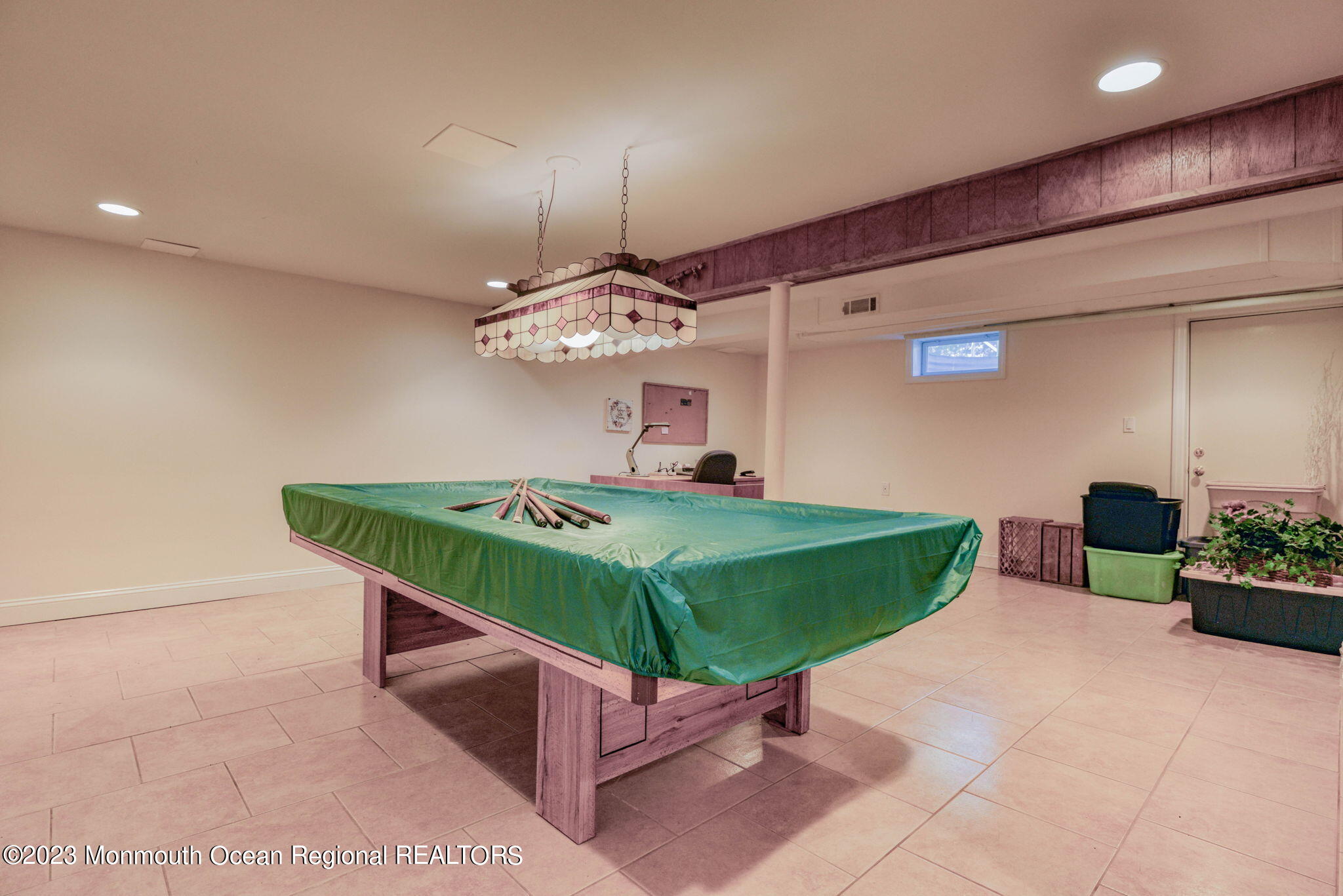 217 Bar Harbor Road Freehold, NJ 07728 - Photo 44 of 46 a room with pool table and windows