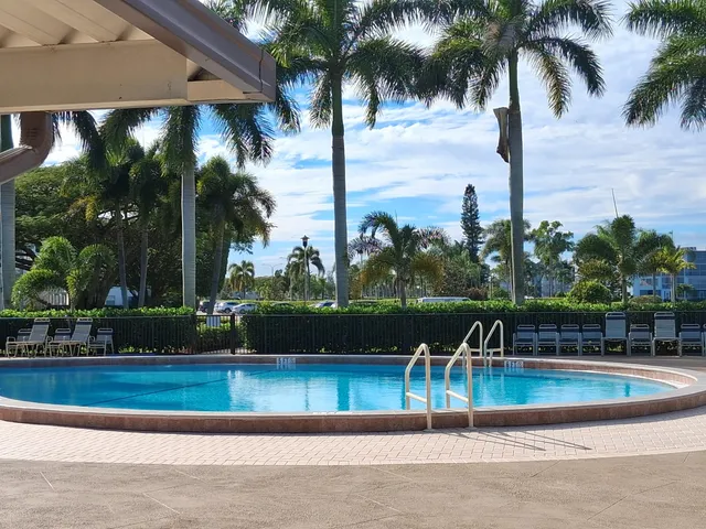 a view of a lake and a yard