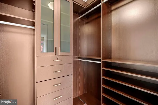 a view of walk in closet