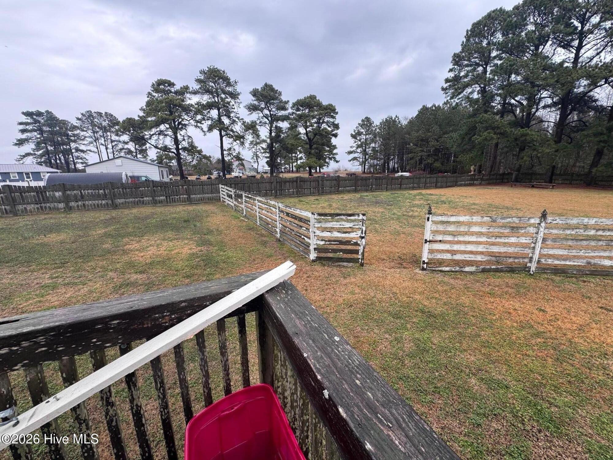 102 Emerald Lane Roper, NC 27970 - Photo 47 of 49 actual back yard