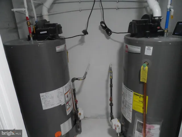 a view of water heater room