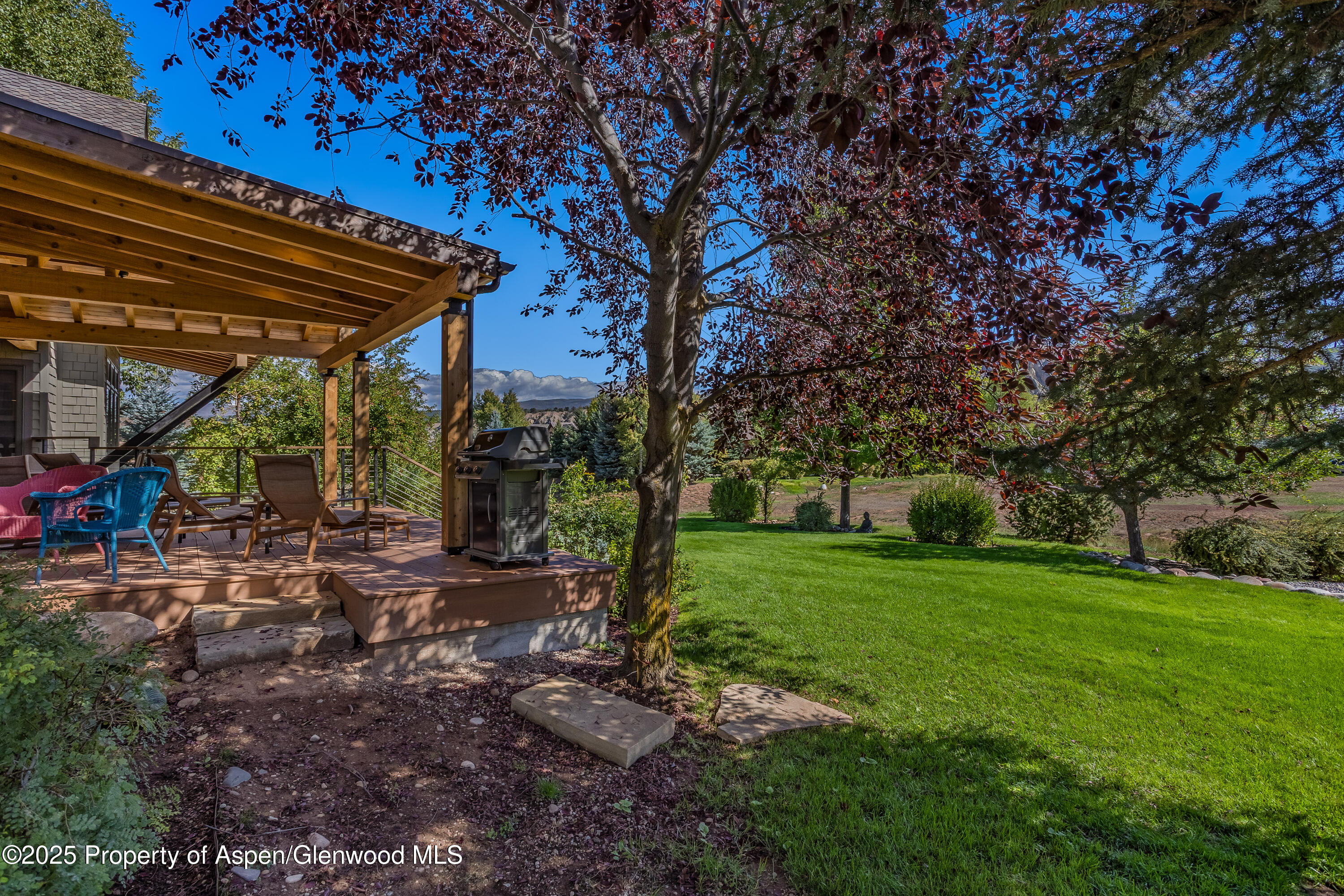 42 Midland Loop Carbondale, CO 81623 - Photo 13 of 51 42 Midland loop - back porch and yard1