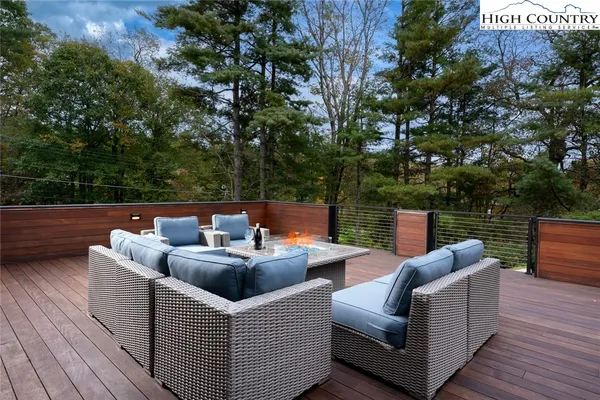 a view of outdoor space with seating