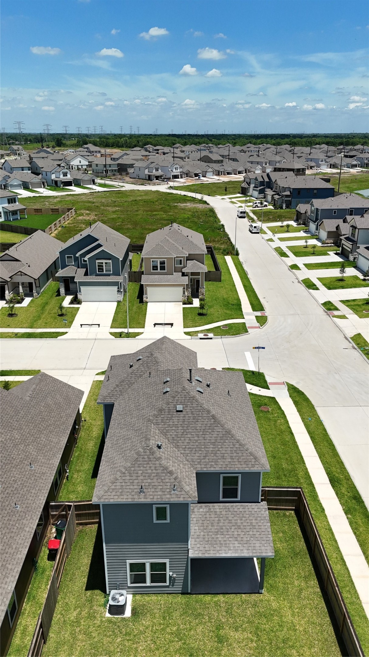 6426 Bolinas Court Rosharon, TX 77583 - Photo 48 of 49 an aerial view of a house with swimming pool