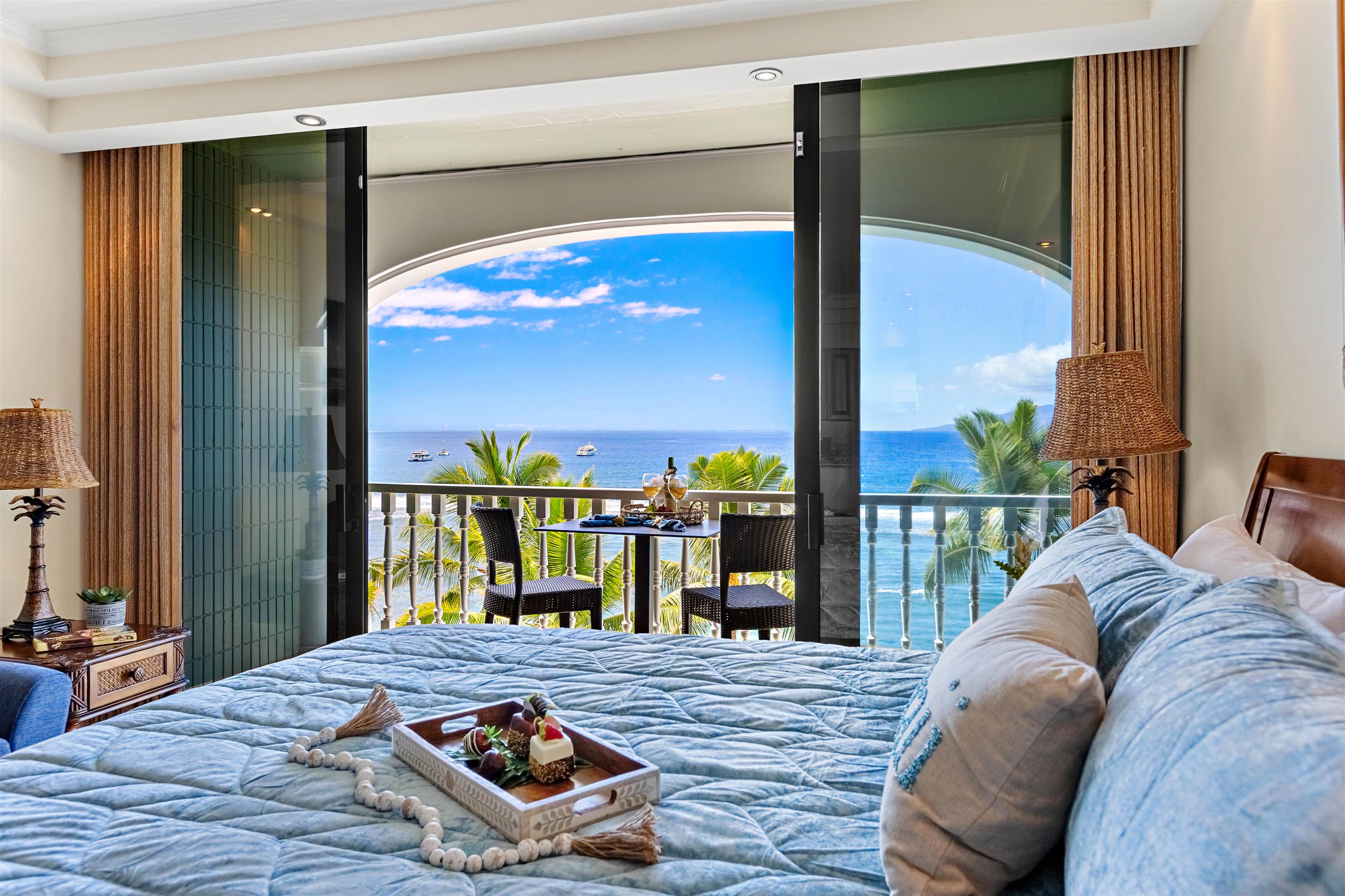 475 Front Street, Unit 635 Lahaina, HI 96761 - Photo 1 of 23 a living room with furniture fireplace and flat screen tv
