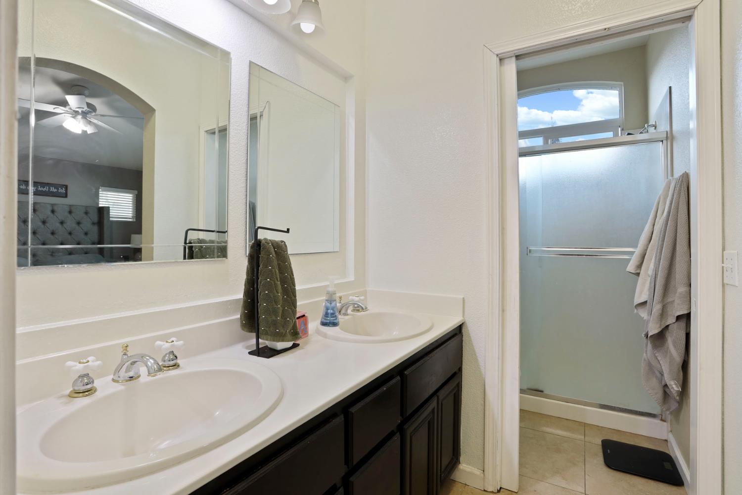 277 Fragrance Street Manteca, CA 95337 - Photo 20 of 27 a bathroom with a sink and a mirror