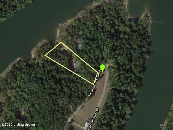 1231 Thomason Cemetery Road Leitchfield, KY 42754 - Photo 56 of 62 Aerial Estimated Boundary 2