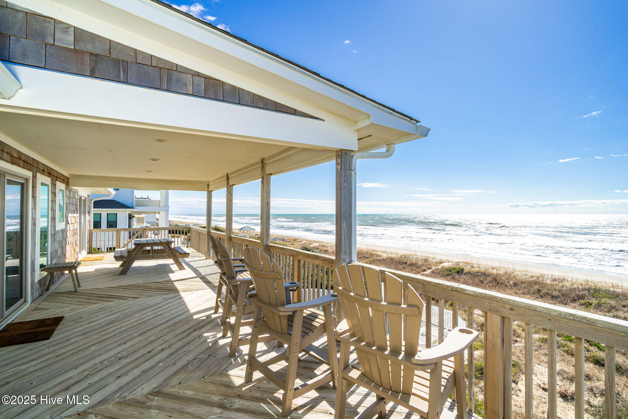 1819 Salter Path Road Indian Beach, NC 28512 - Photo 4 of 68 Open & covered porch overlooks beach