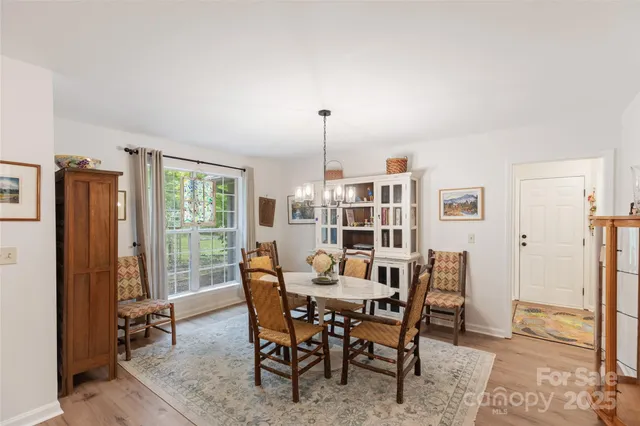 a view of a bench in a park