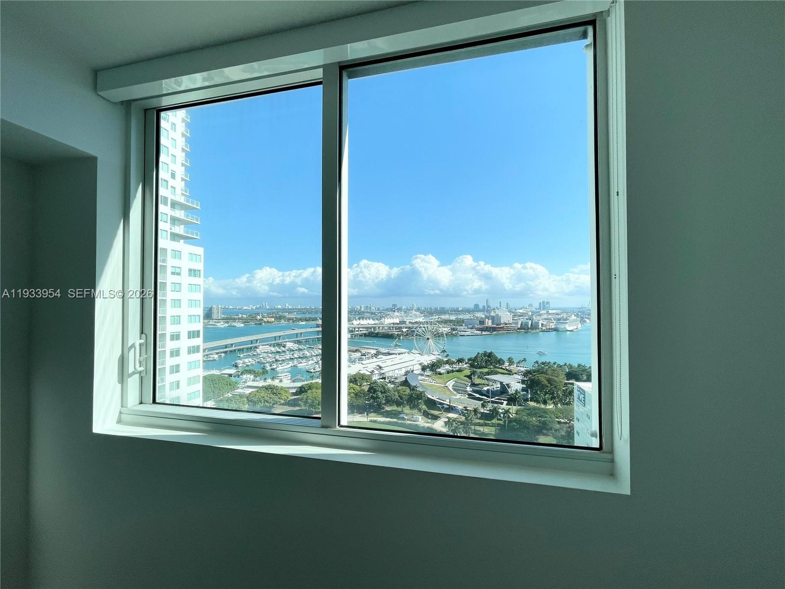 253 Northeast 2nd Street, Unit 2409 Miami, FL 33132 - Photo 29 of 61 a view of a room that has window