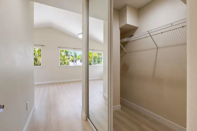 a view of an empty room