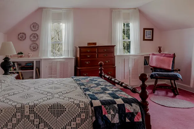 a view of a livingroom from a windows