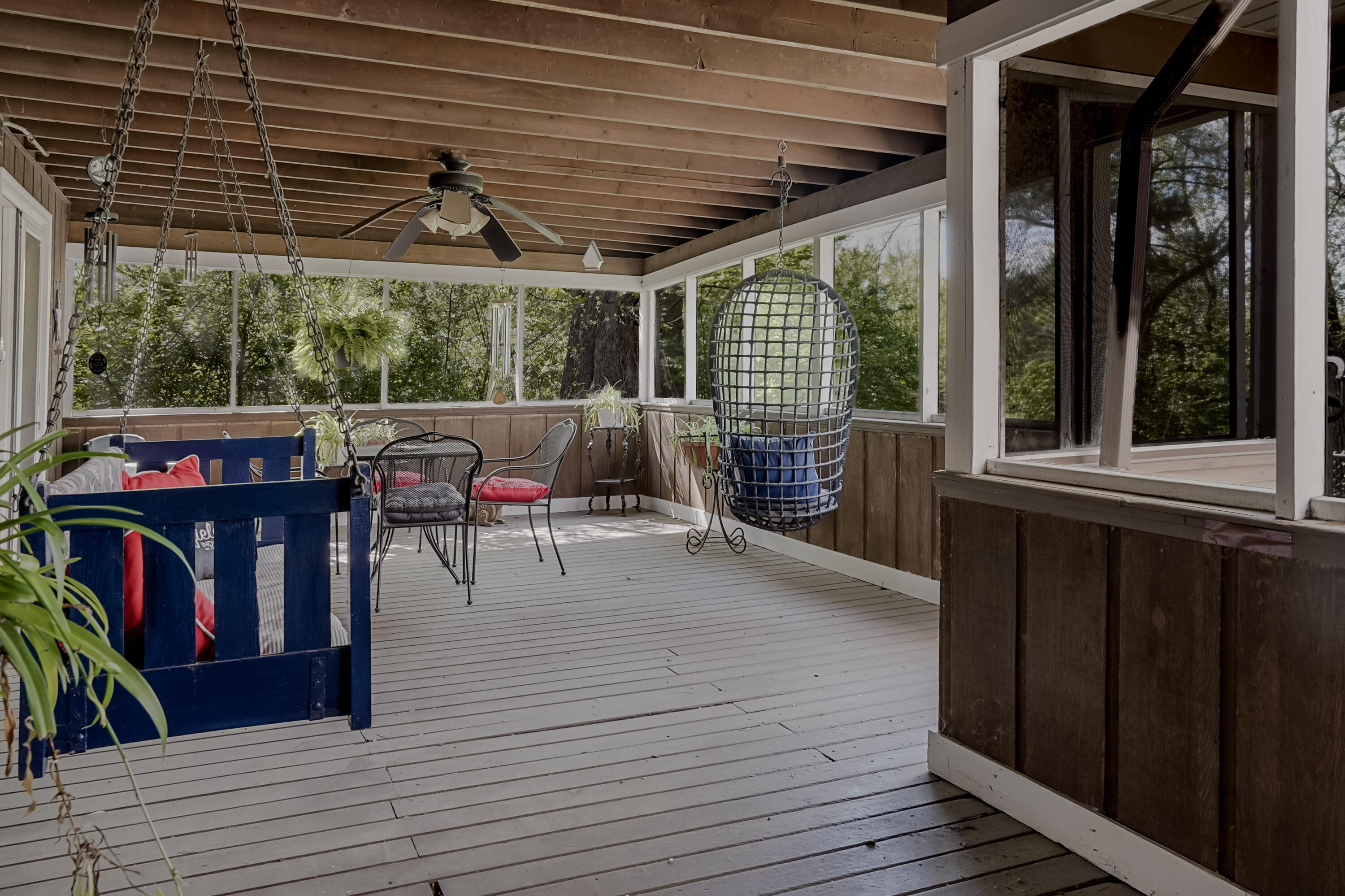 9014 East 129th Avenue Crown Point, IN 46307 - Photo 22 of 56 a view of a deck with furniture and garden