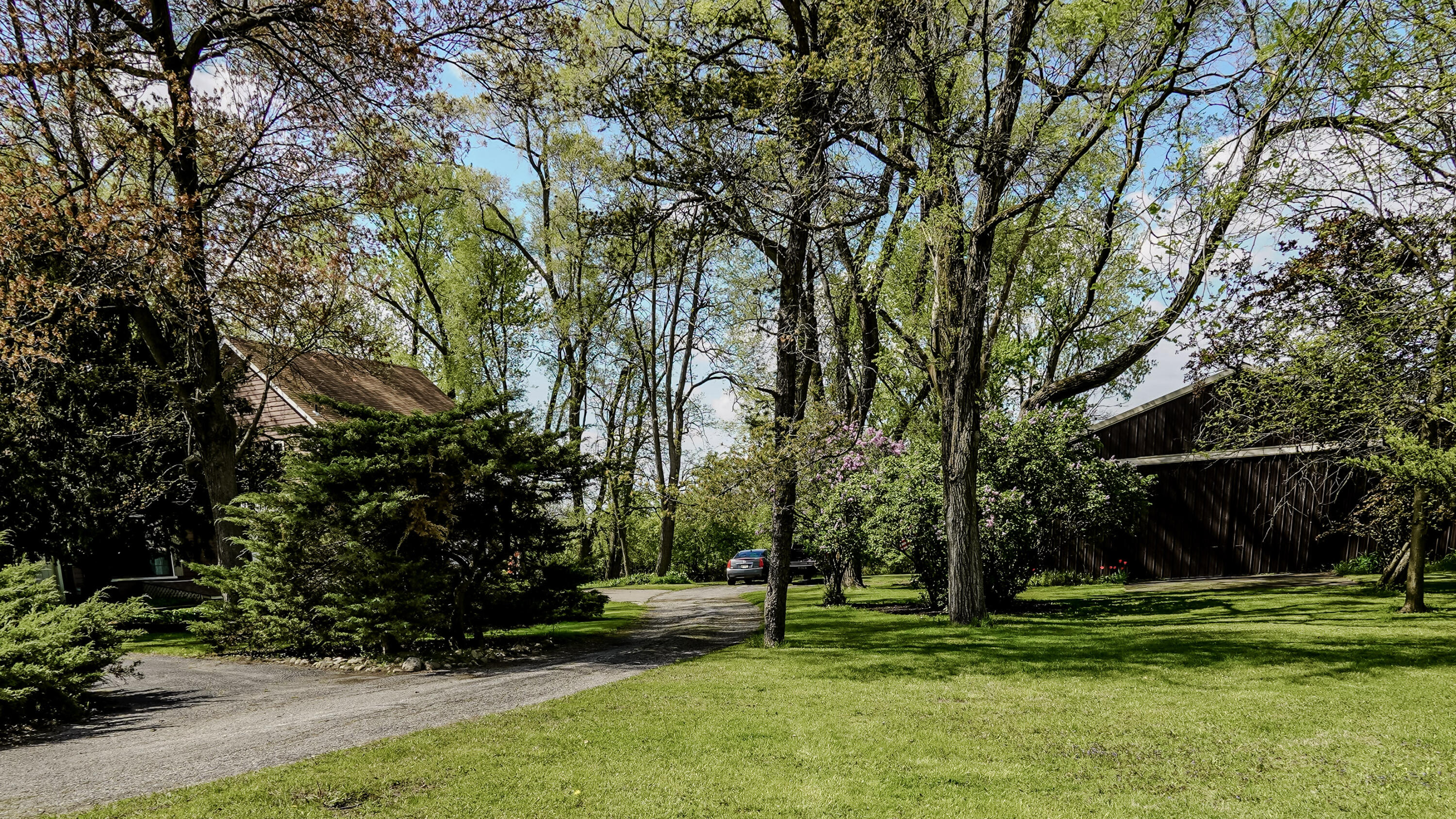 9014 East 129th Avenue Crown Point, IN 46307 - Photo 38 of 56 a view of a backyard with large trees
