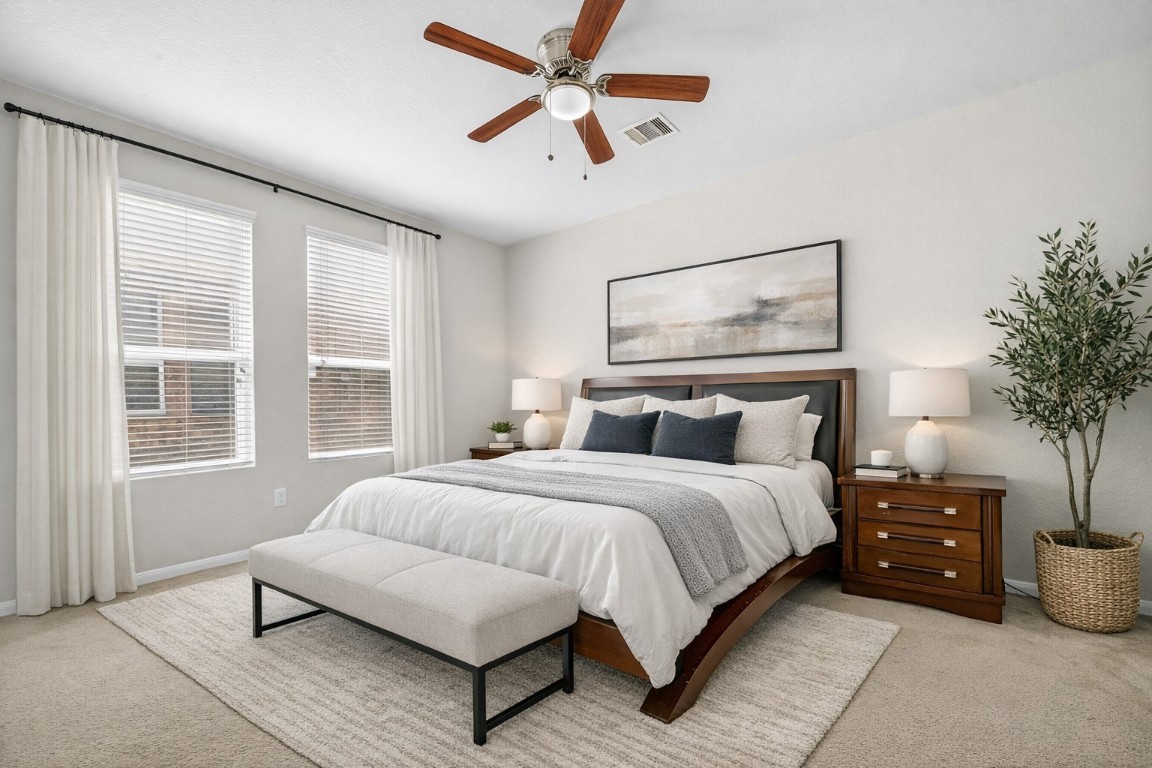 2611 Cottage Step Trail Fresno, TX 77545 - Photo 13 of 28 Primary Bedroom - Virtually staged to illustrate potential.