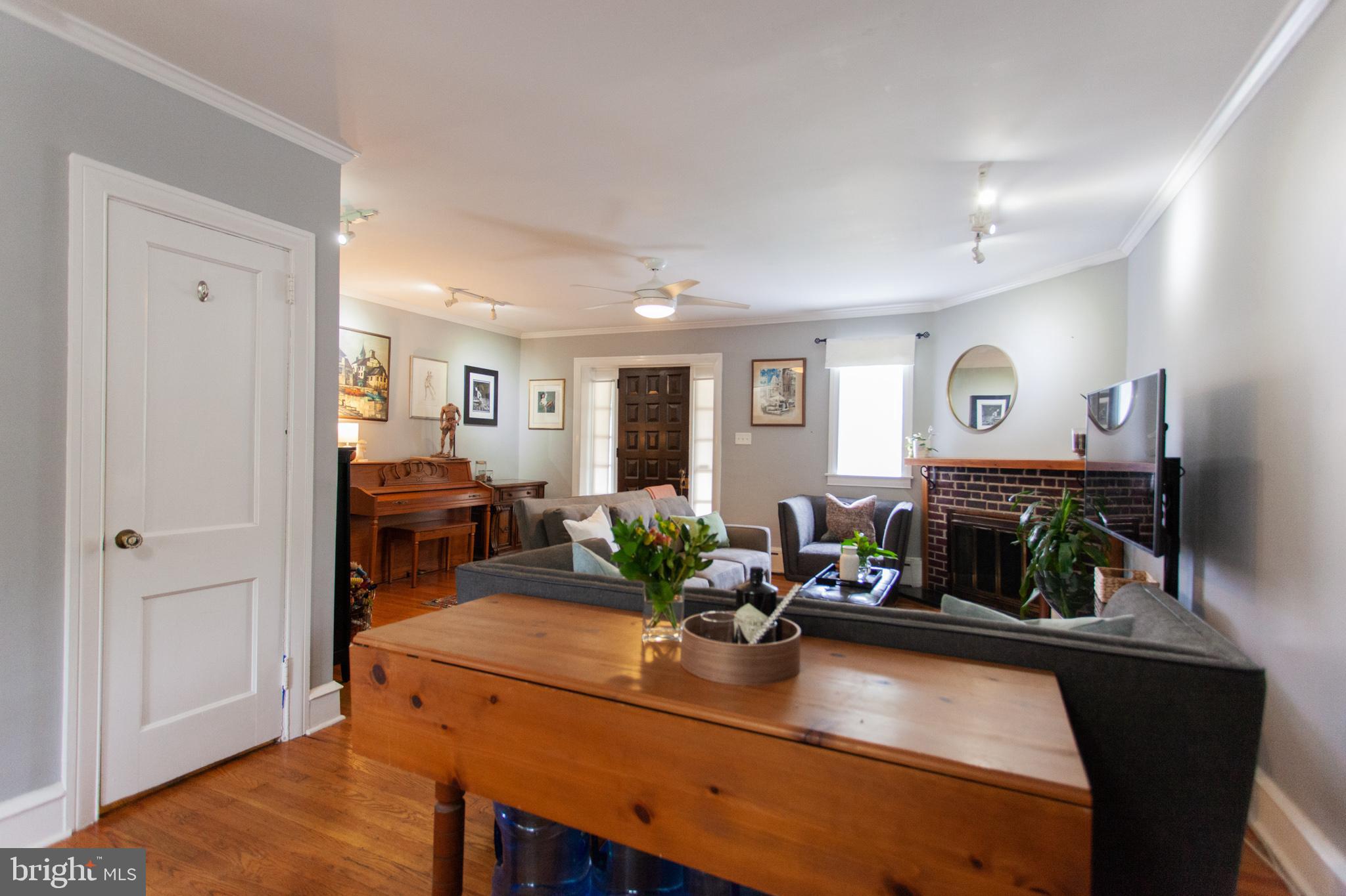 5015 Copley Road Philadelphia, PA 19144 - Photo 11 of 29 Living room with large coat closet