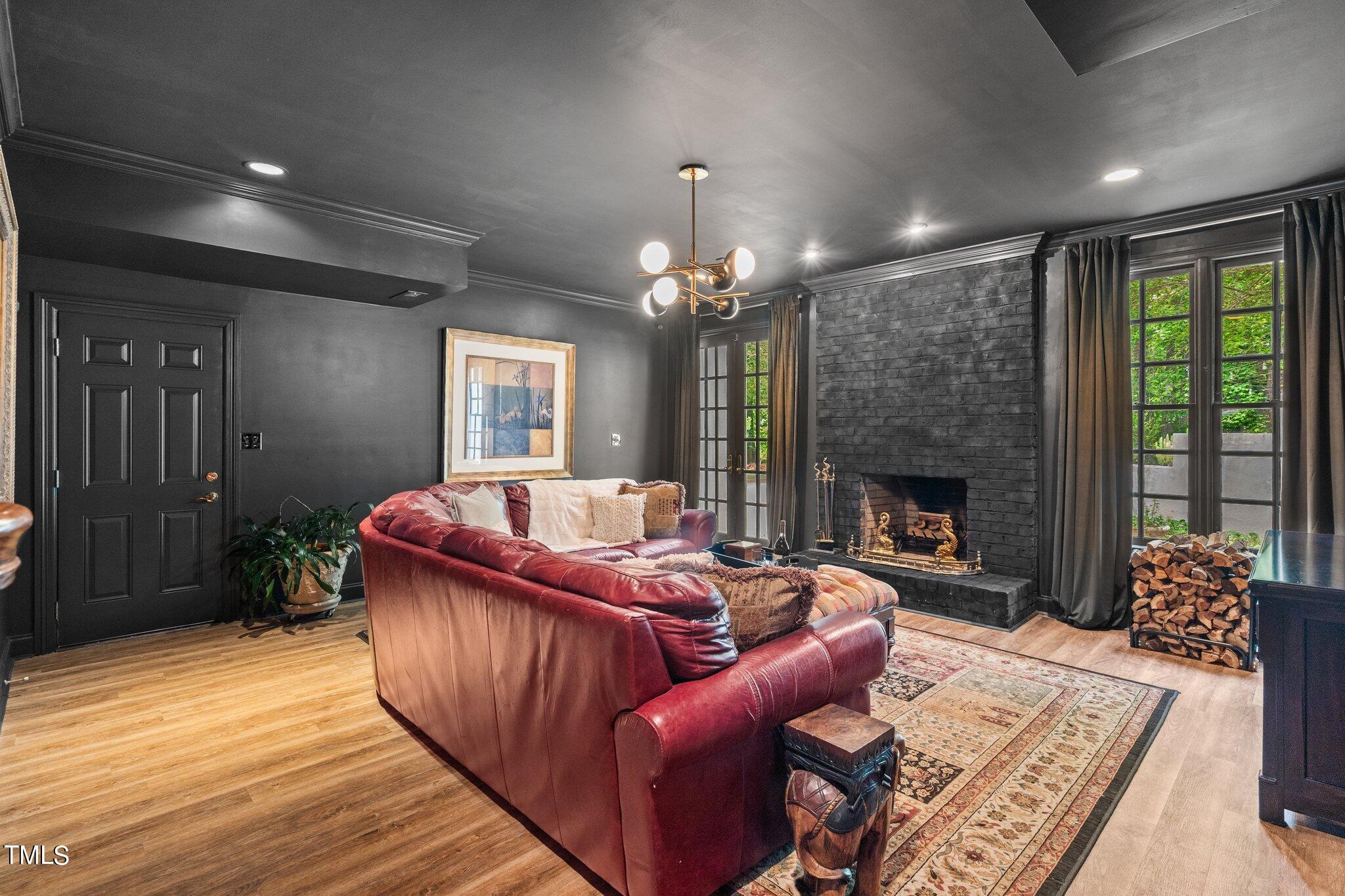 1032 Downing Way Court Raleigh, NC 27614 - Photo 46 of 73 Basement with fireplace